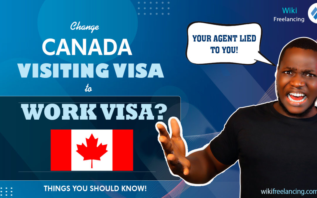 Can I covert my Canada Visiting Visa to Work permit Visa?