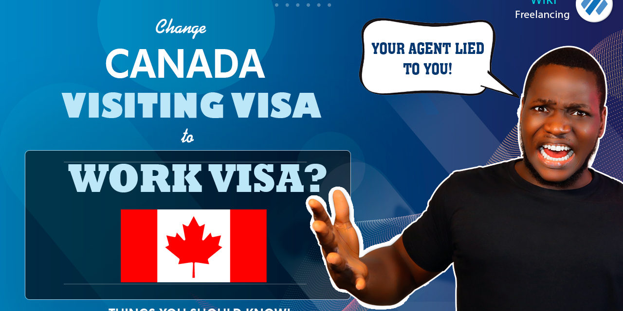 Can I covert my Canada Visiting Visa to Work permit Visa?